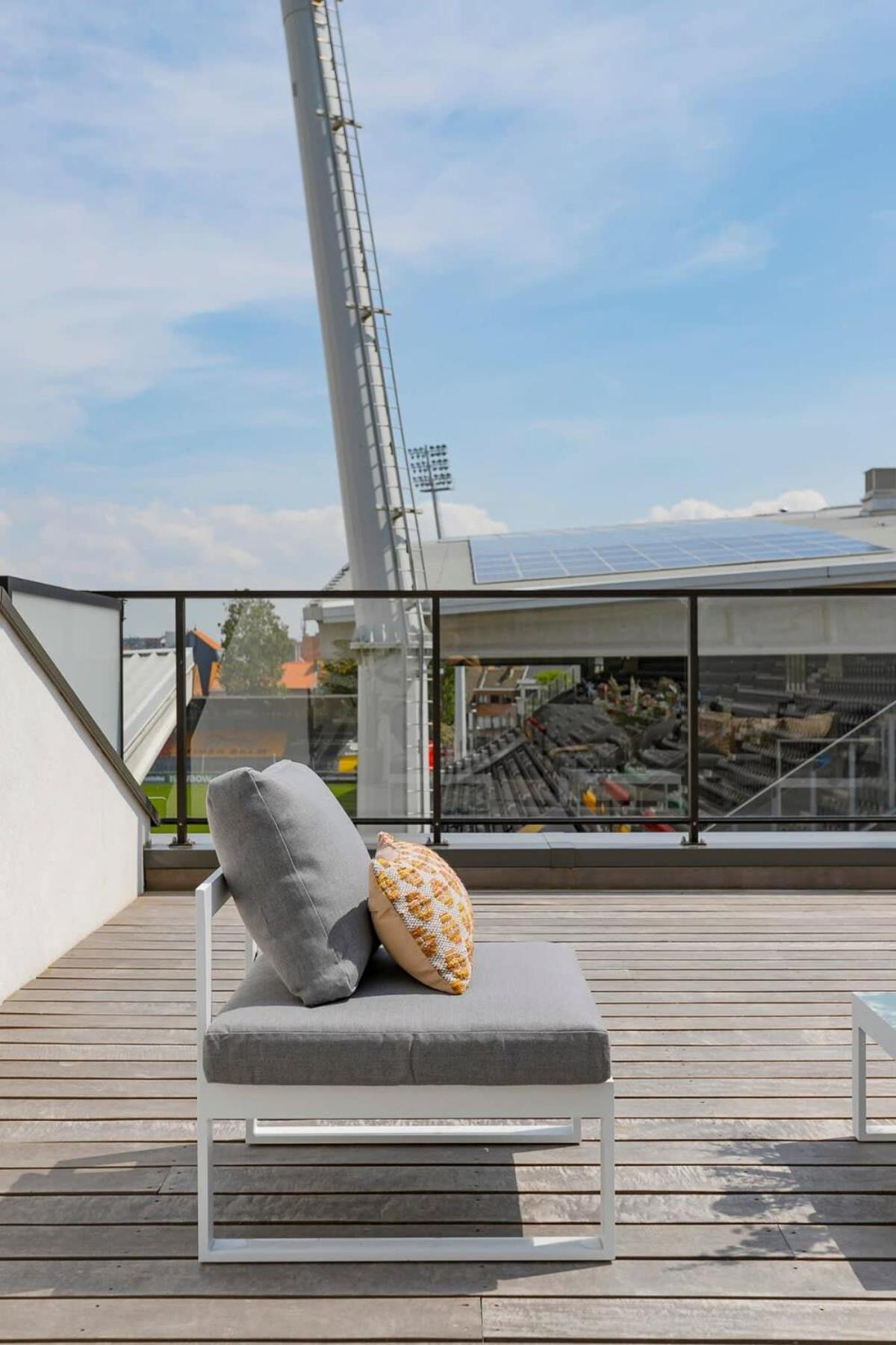 Family House With Stunning Roof Terrace Overlooking The Diaz Arena Ostende Exterior foto